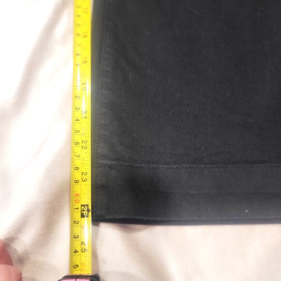 Women's Wide Leg Ankle Pull-on Black 4-[ocket Pants - Size L - Picture 7 of 8